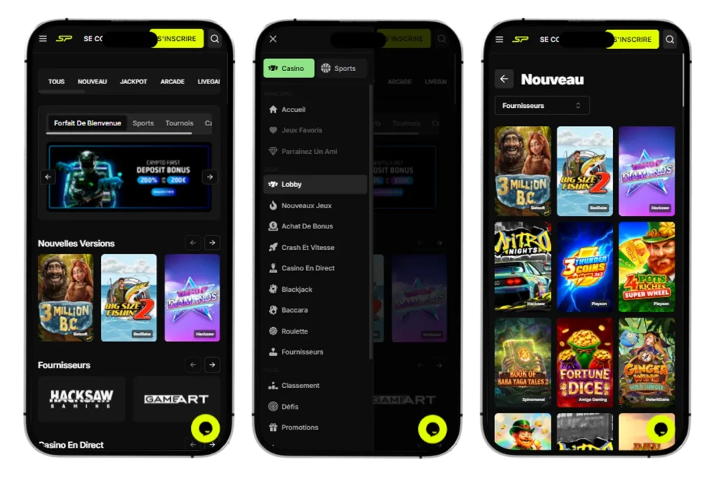 Stakeprix Casino app